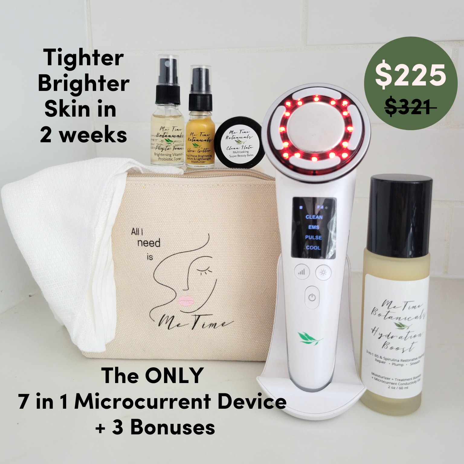 Glow Up Set - Everything Device (Microcurrent & 3 Light Therapies) + GIFT